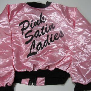 Chardes Youth Girls Costume Pink Ladies Halloween 50's Jacket Small